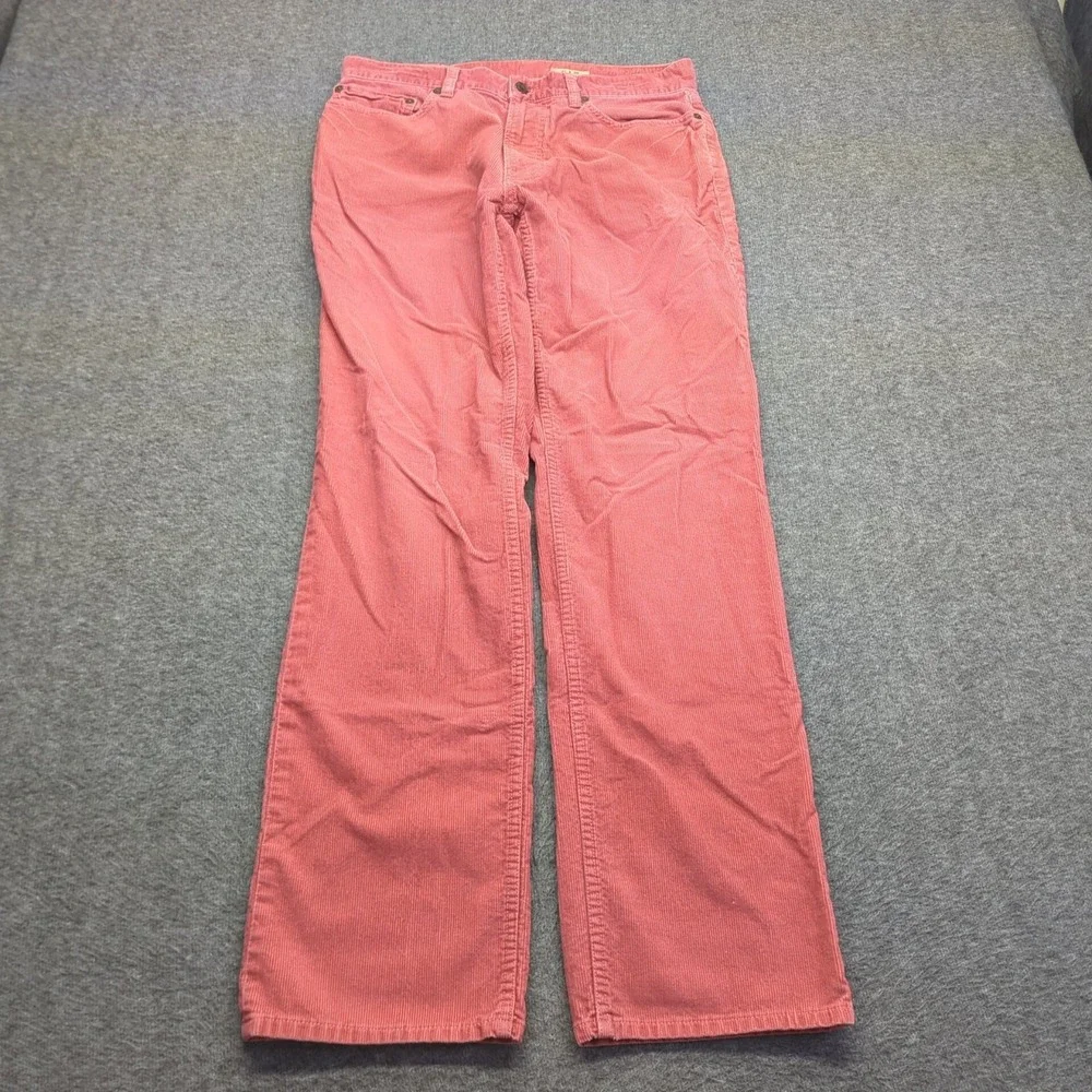 Polo Ralph Lauren Jeans 31x32 Red Corduroy Classic Straight Preppy‎ Casual